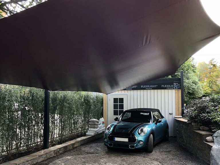 Solsegel carport