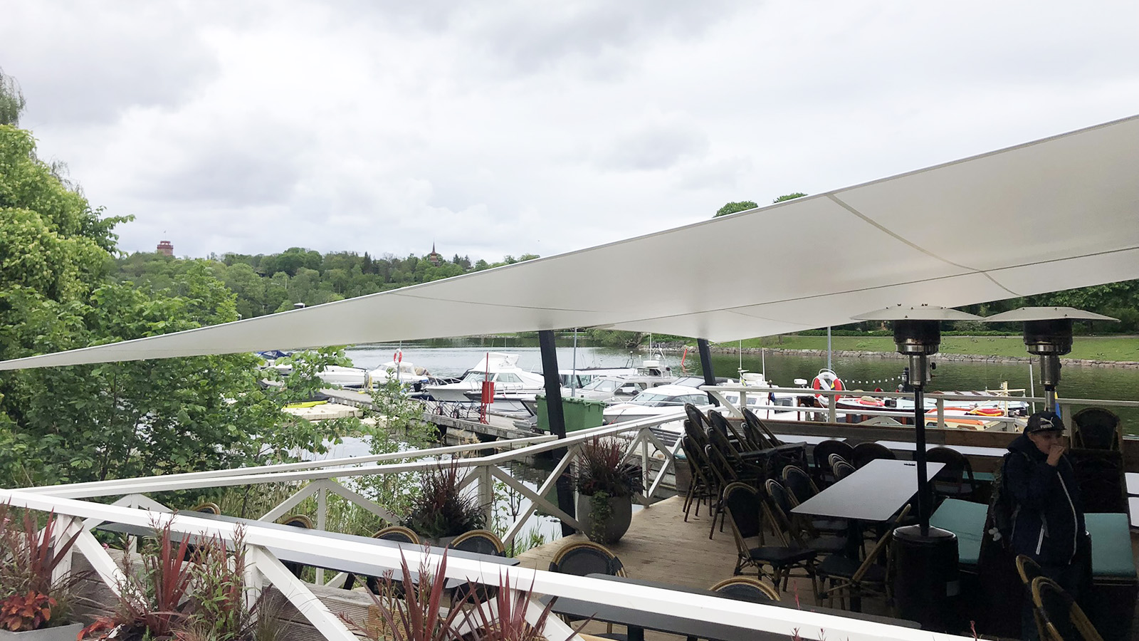 Soltak segelrestaurang